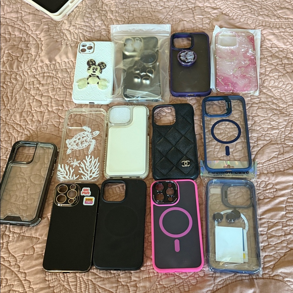 Black and Pink Phone Case